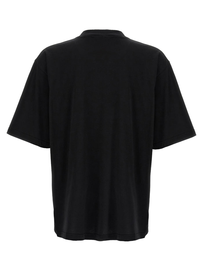 Logo patch t-shirt Black Cotton