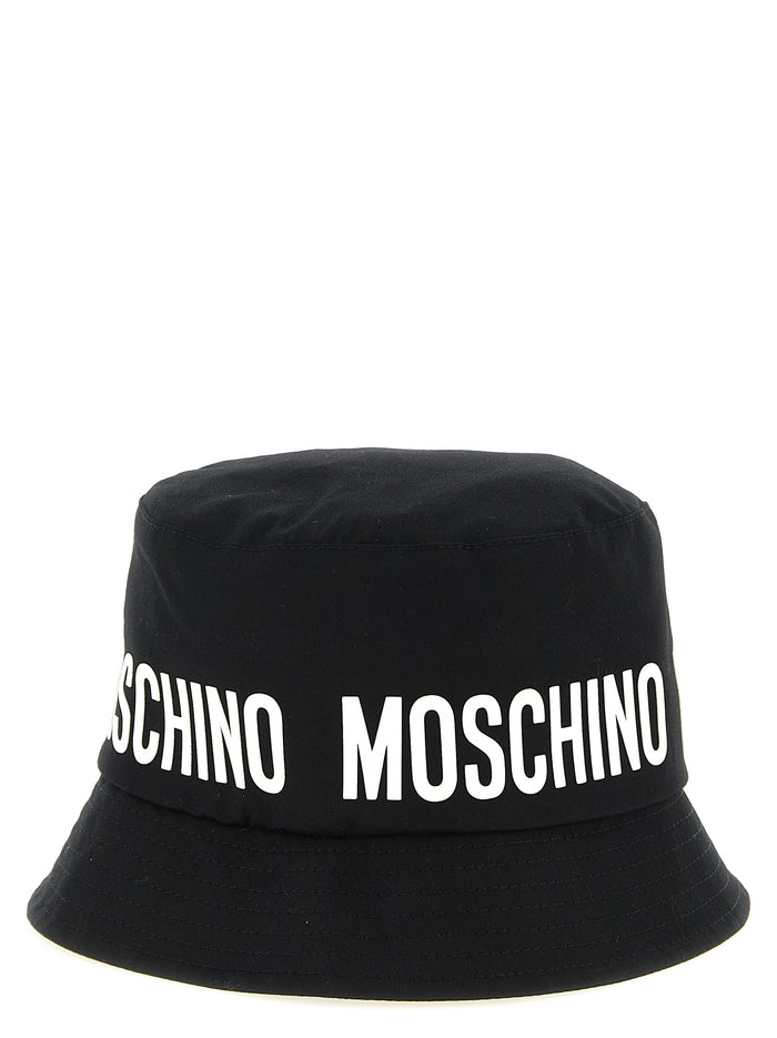 Logo bucket hat White/black Cotton