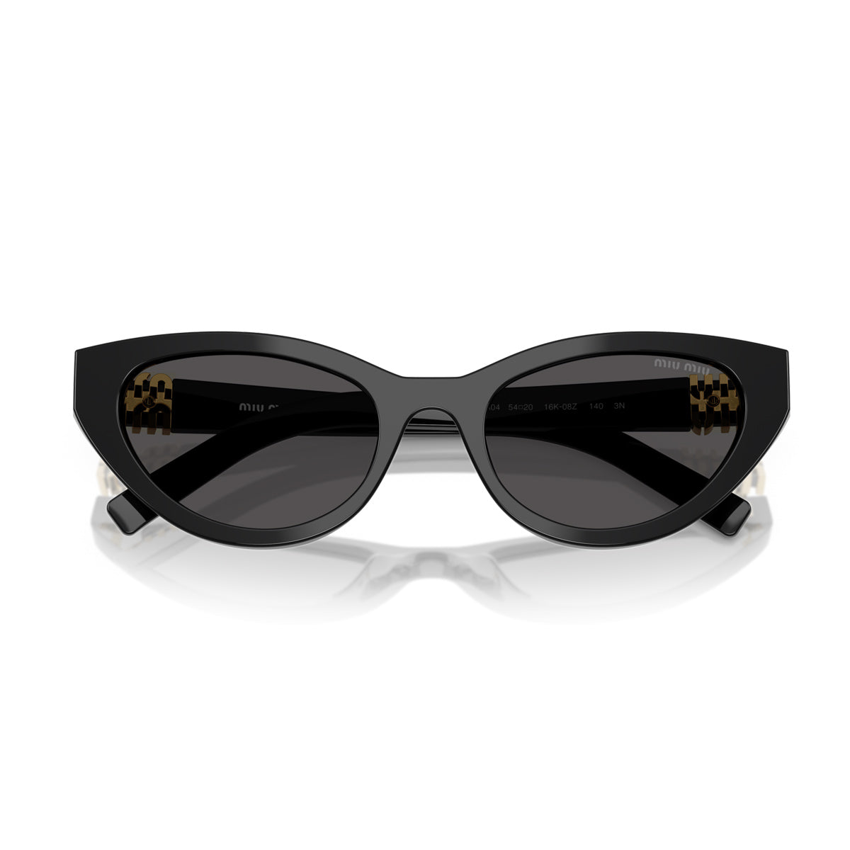 Miu 0MU A04S 16K08Z Black Nero Acetate Occhiali Da Sole