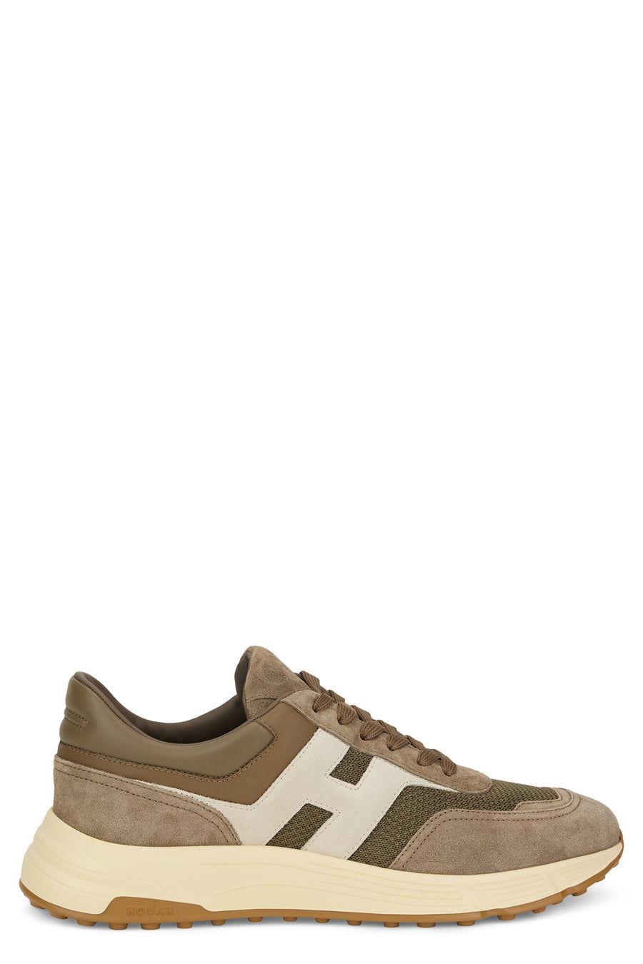 Trainers High-Sole Beige Polyamide