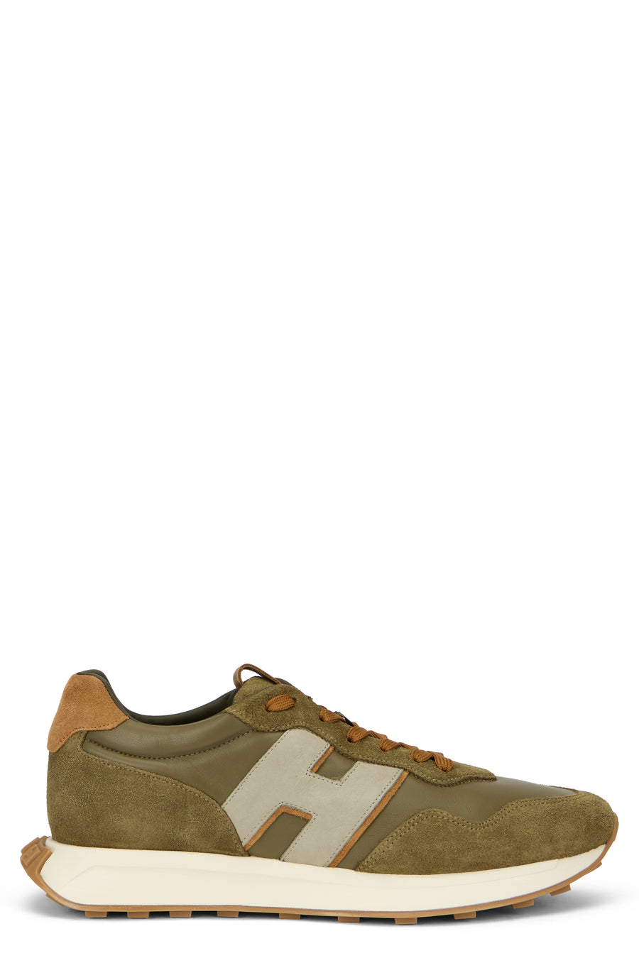 Sneakers H601 Khaki Suede Leather Trainers