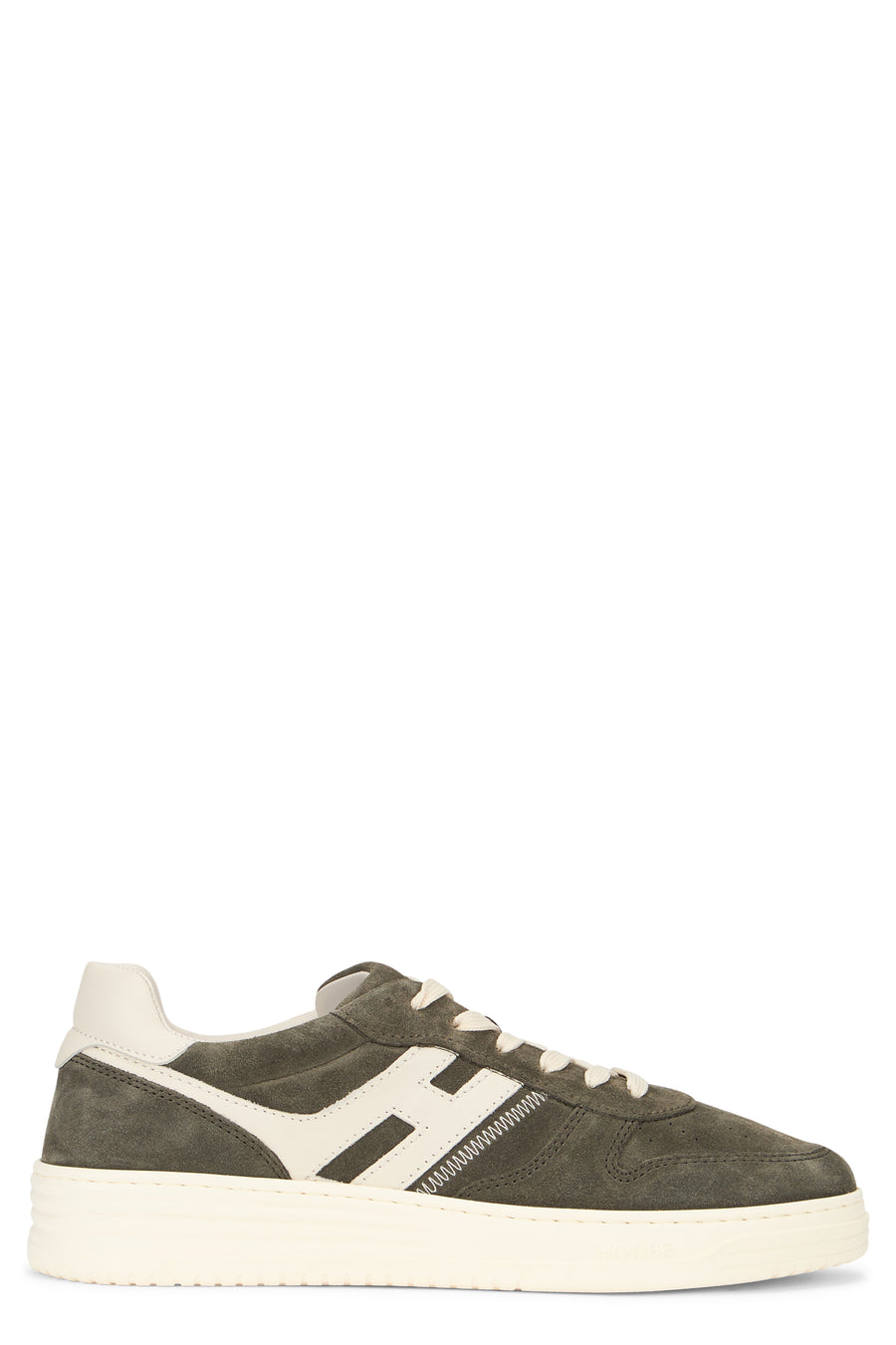 Sneakers Khaki Calfskin Trainers