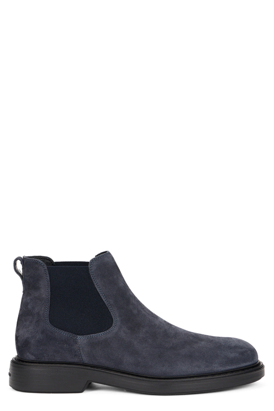 Leather Ankle Boots Deep Navy