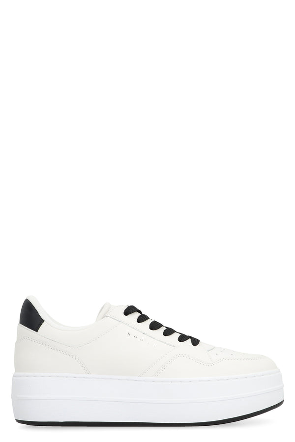 Skyscraper Low-Top Sneakers White Calf Trainers