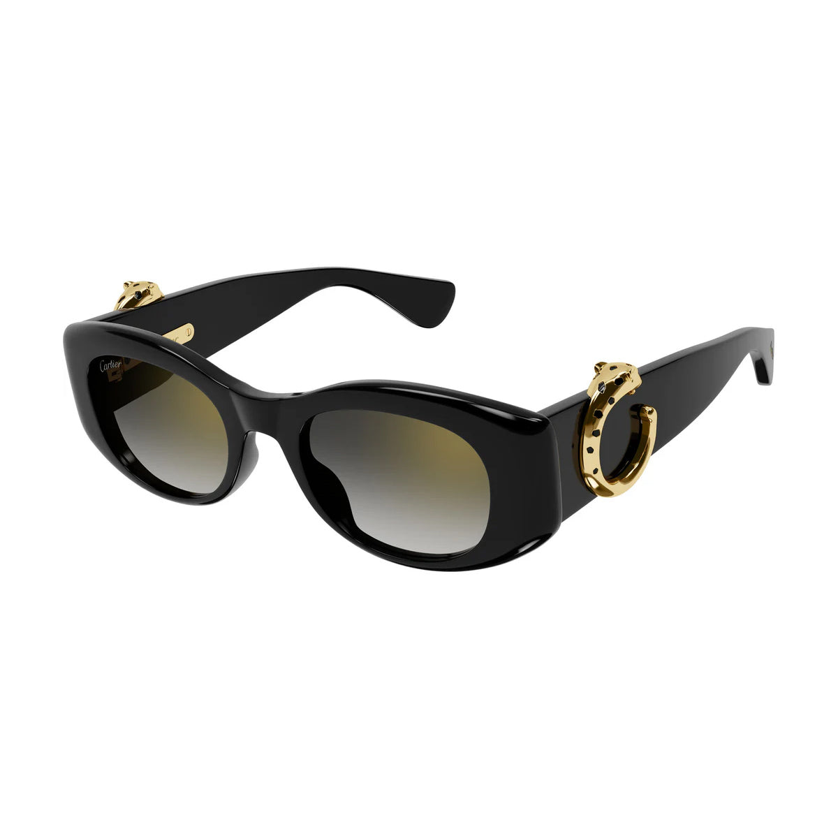 CT0472S PANTHÈRE DE CARTIER 001 Nero Recycled Acetate Occhiali Sole