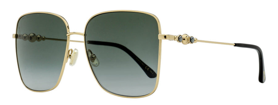 Jimmy Choo Hester Metal/Plastic (Acetate) sunglasses in gold