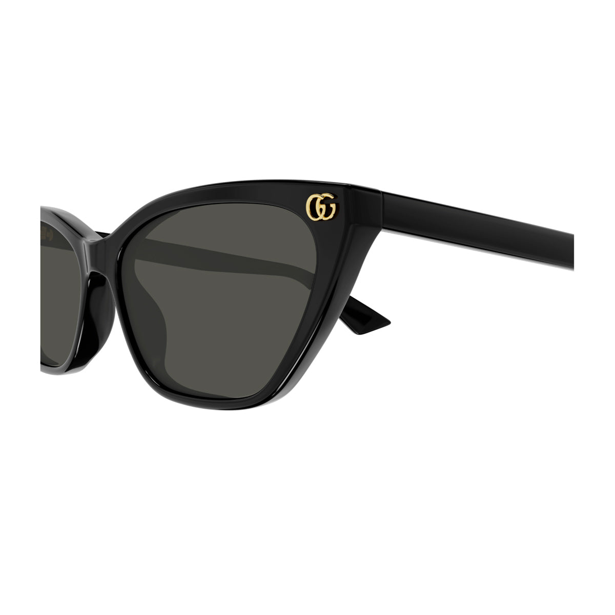 Gucci GG1815S Linea Emblem 001 Black Grey Nero Acetate Occhiali Da Sole