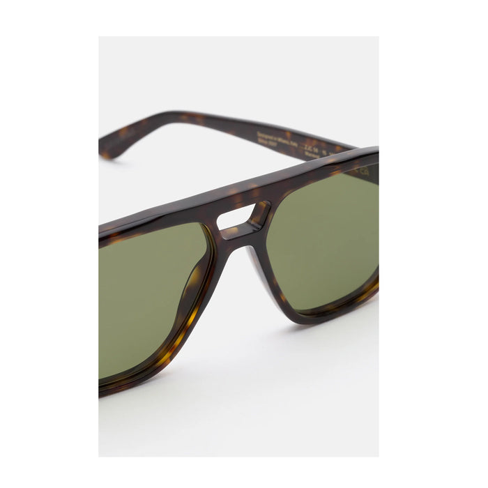 Retrosuperfuture MANEVAL HAVANA Green Marrone Acetate Occhiali Da Sole
