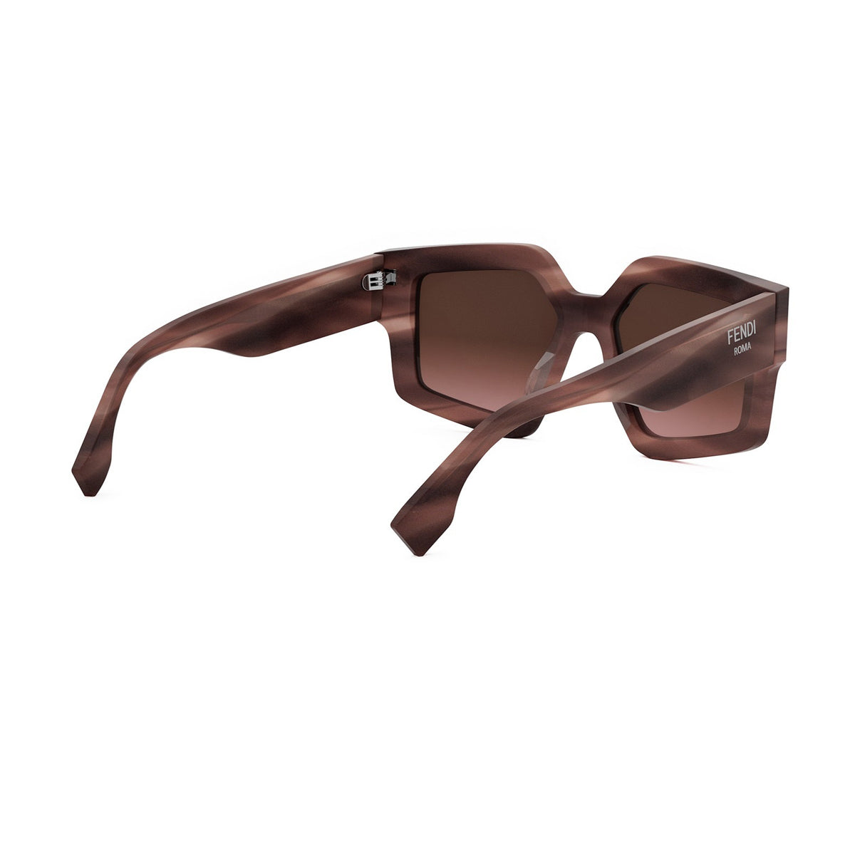 Fendi FE40162I 74F Rosa Lucido Acetate Occhiali Da Sole