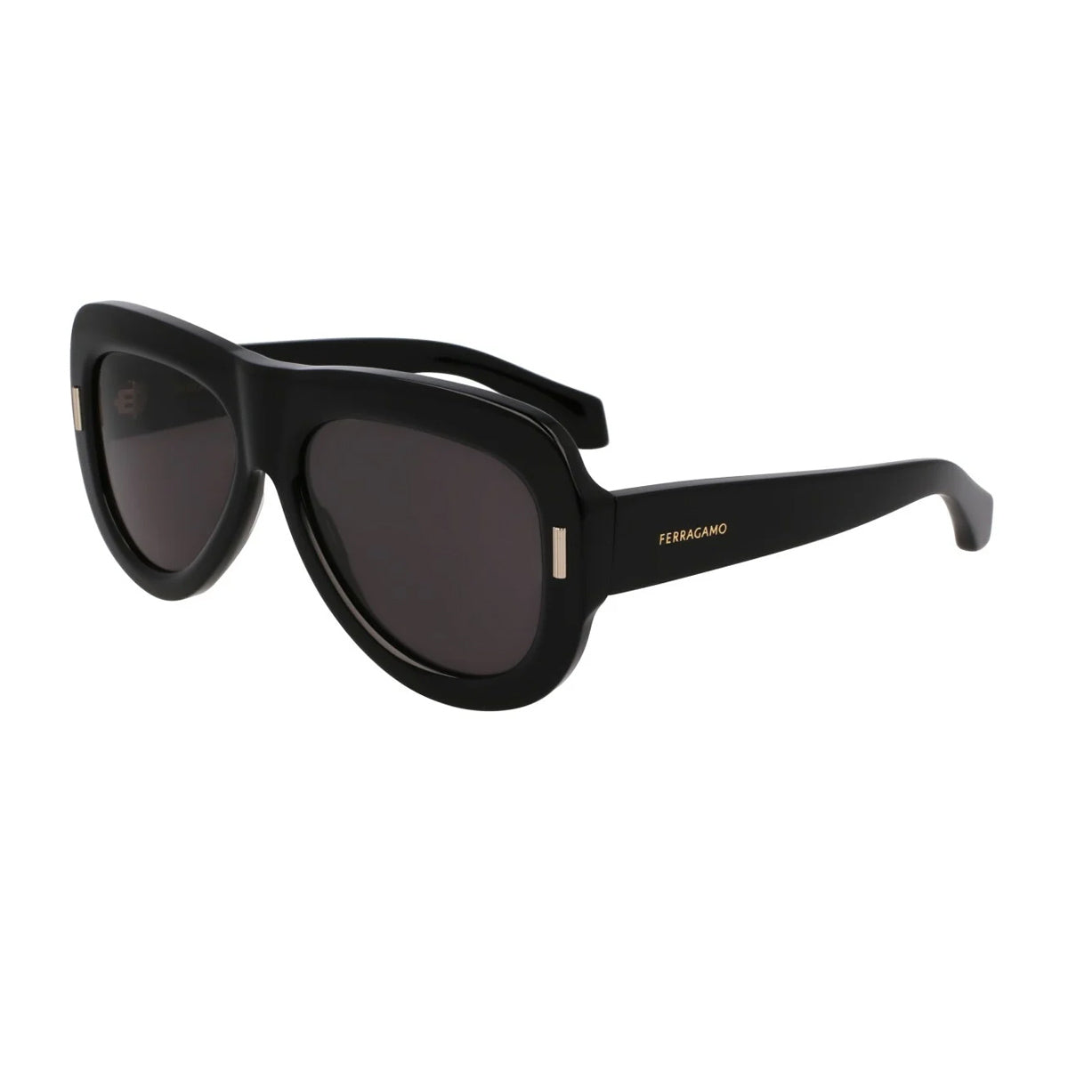 Salvatore Ferragamo SF2029SE 001 Nero Recycled Acetate Occhiali Da Sole