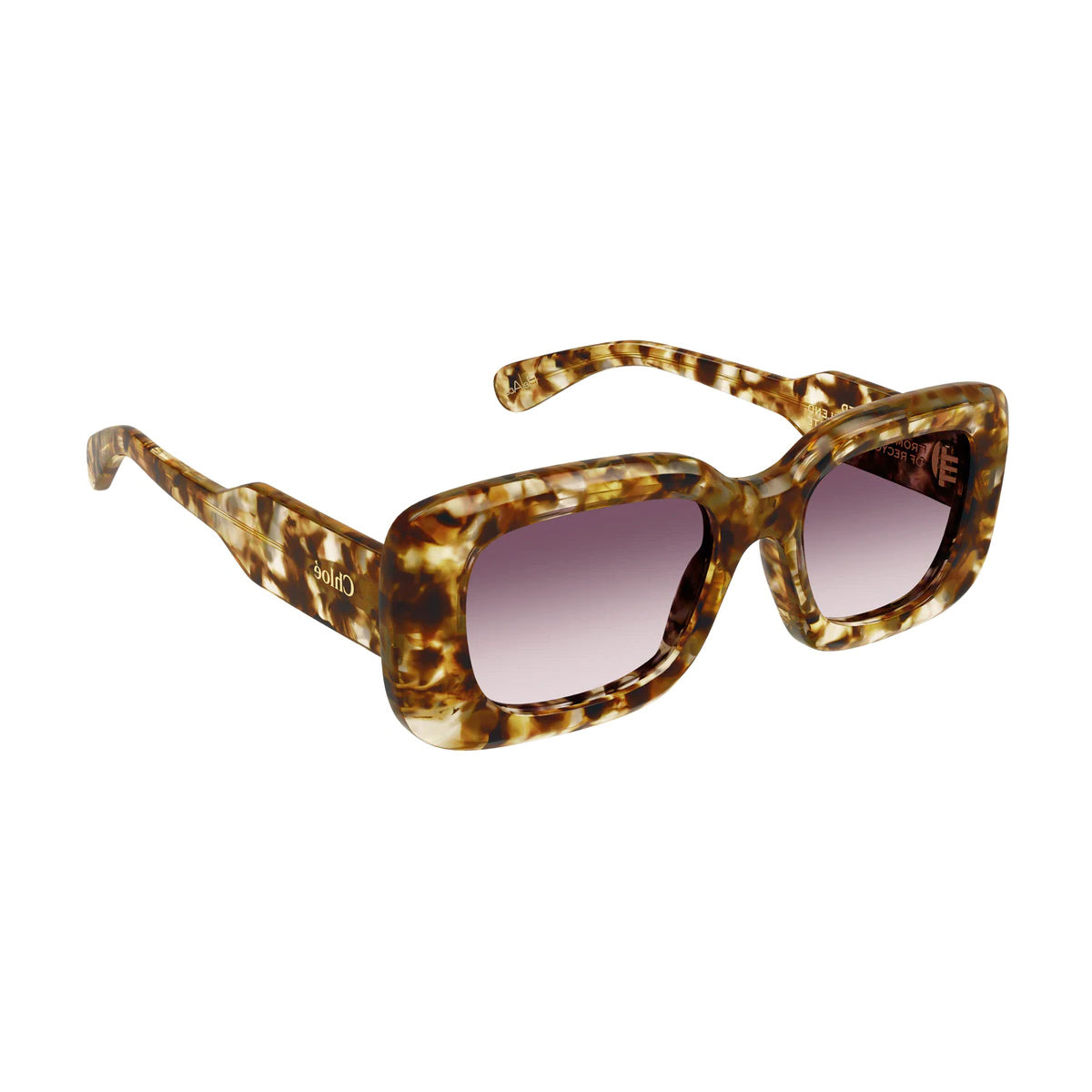 CH0188S 007 Marrone Recycled Acetate Occhiali Sole