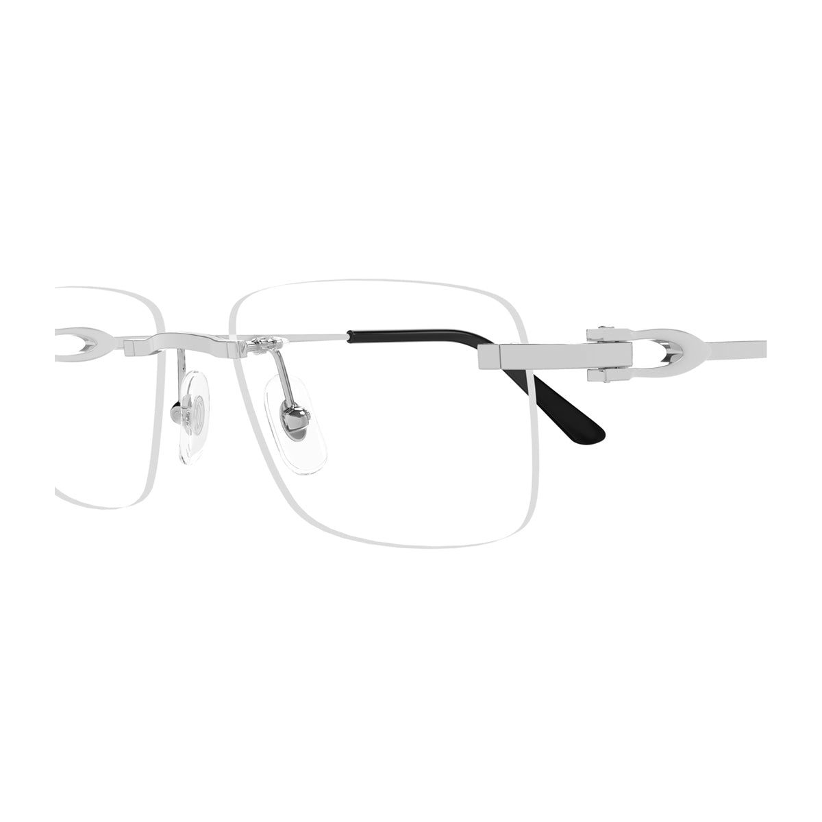 Cartier CT0521O C de 002 Silver Argento Metal Occhiali Da Vista