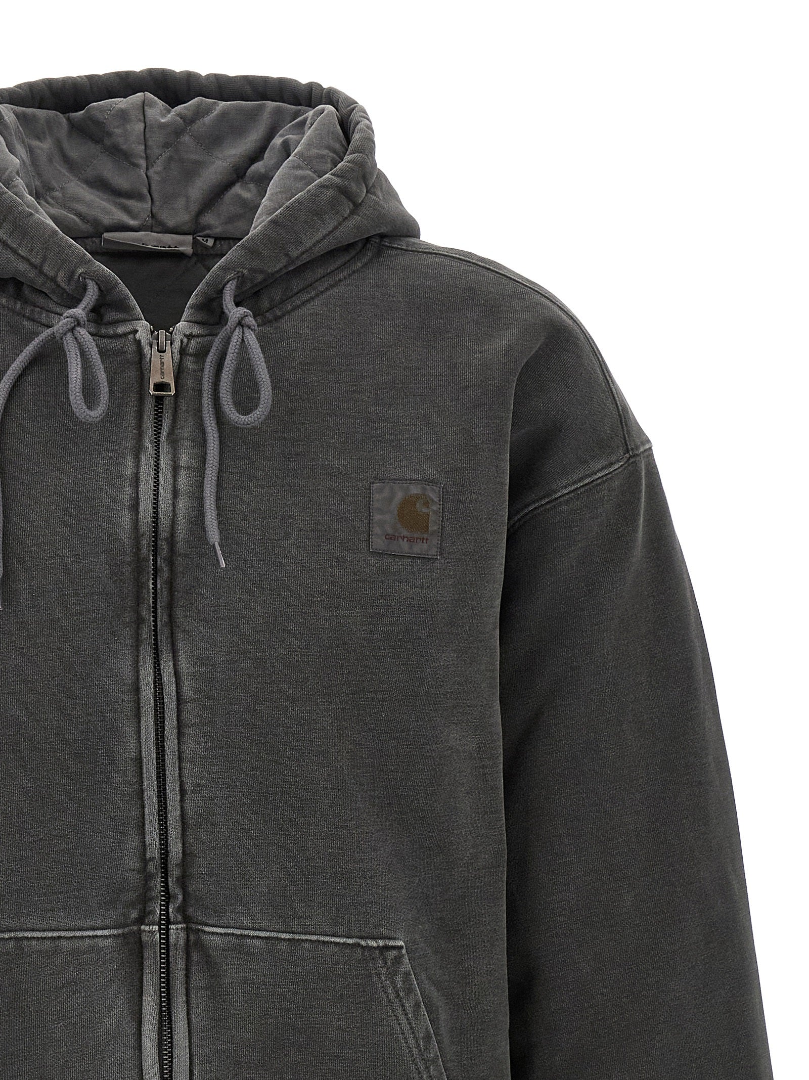 Vista Jacket Gray Cotton Down Jacket, Parka, Casual