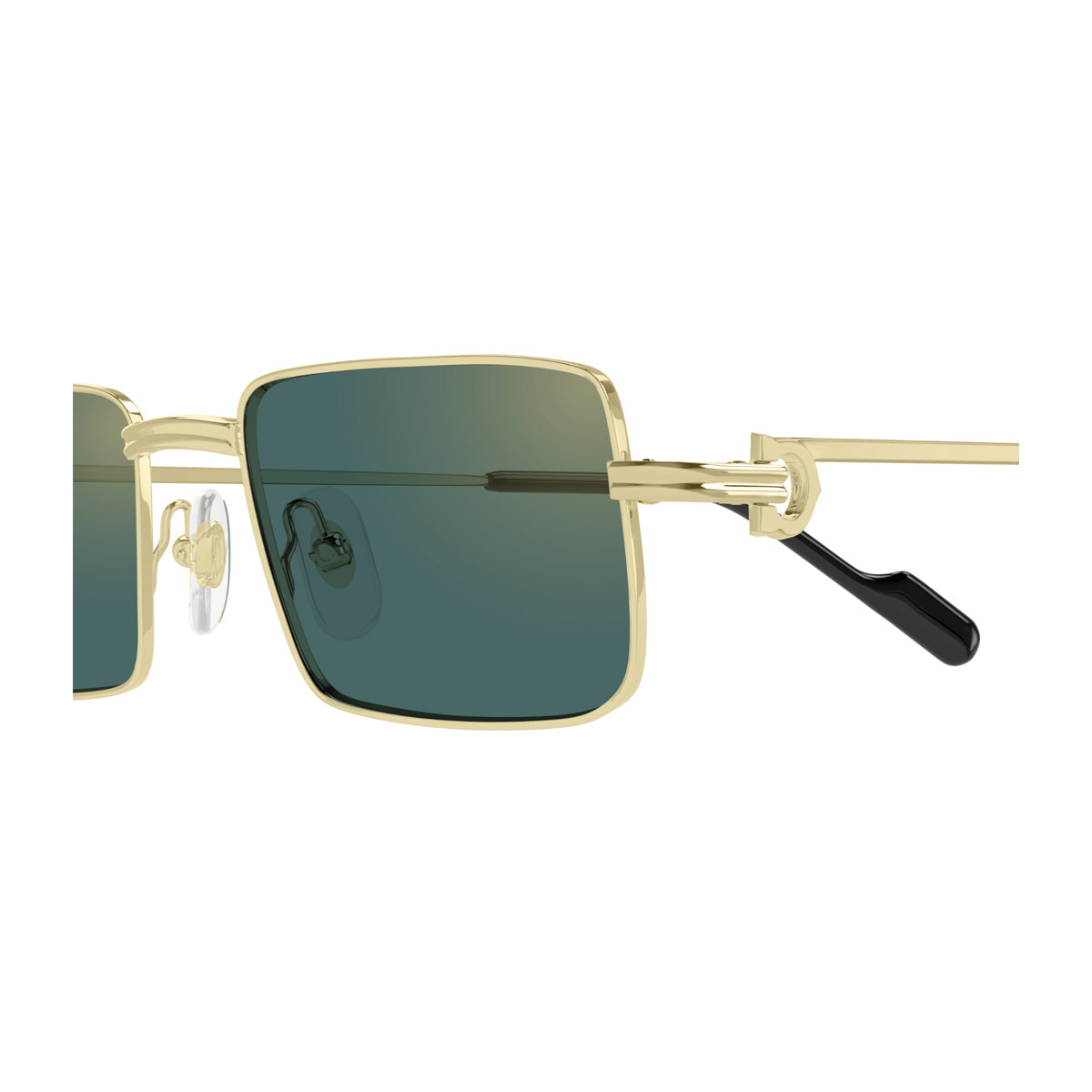 Cartier CT0501S Première de 007 Gold Green Oro Metal Occhiali Da Sole