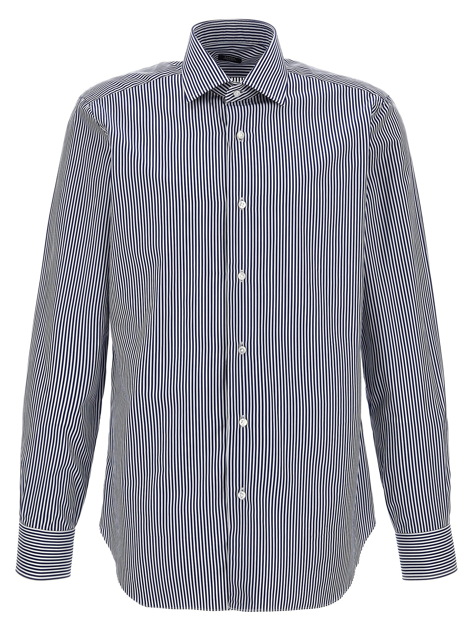 Striped shirt Blue Cotton Shirt, Blouse