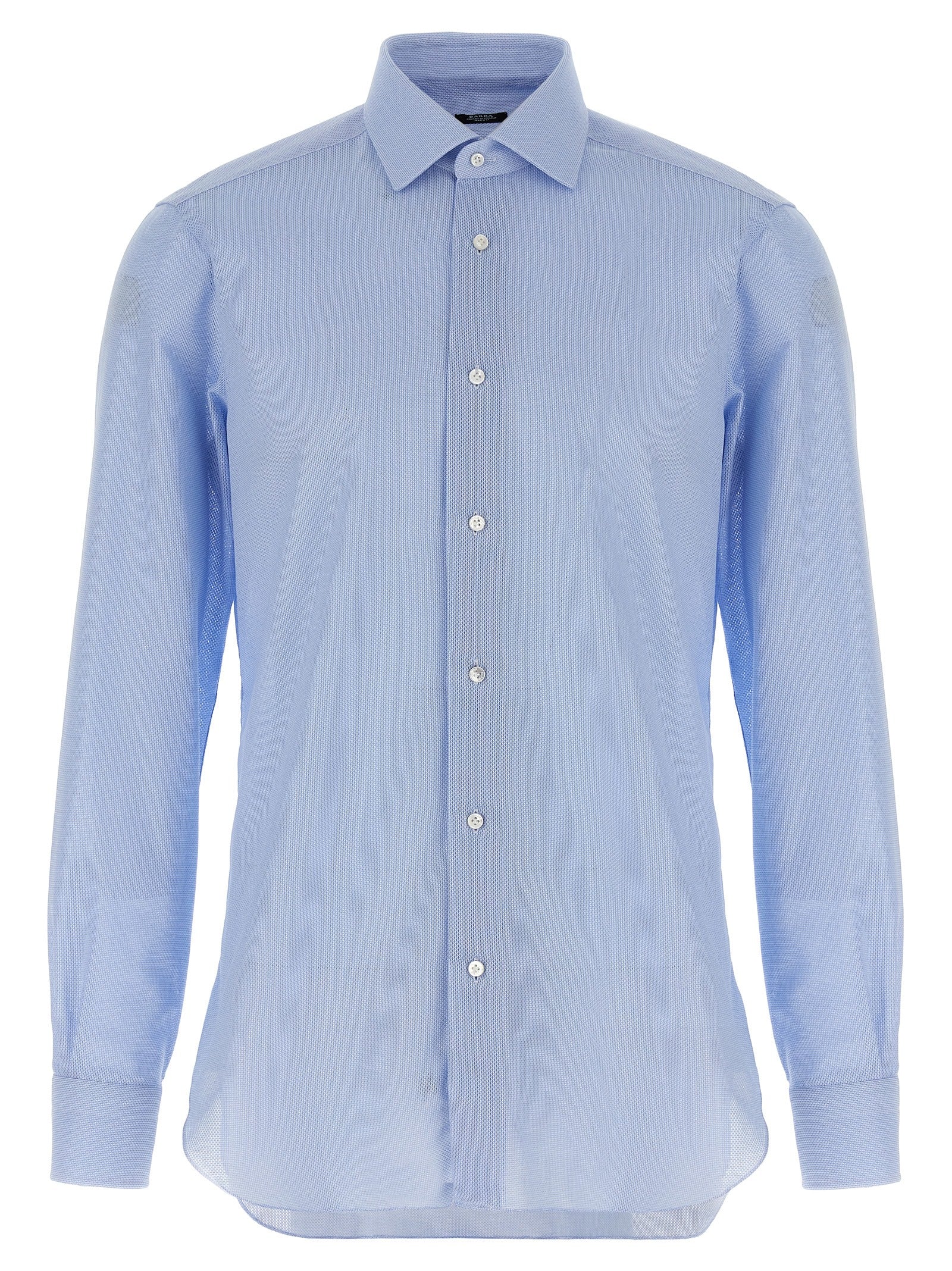 Honeycomb shirt Light Blue Cotton Shirt, Blouse
