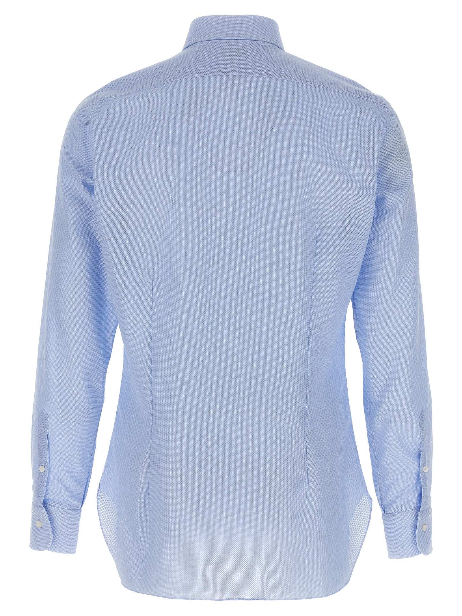 Honeycomb shirt Light Blue Cotton Shirt, Blouse
