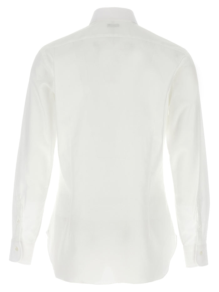 Honeycomb cotton shirt White Shirt, Blouse