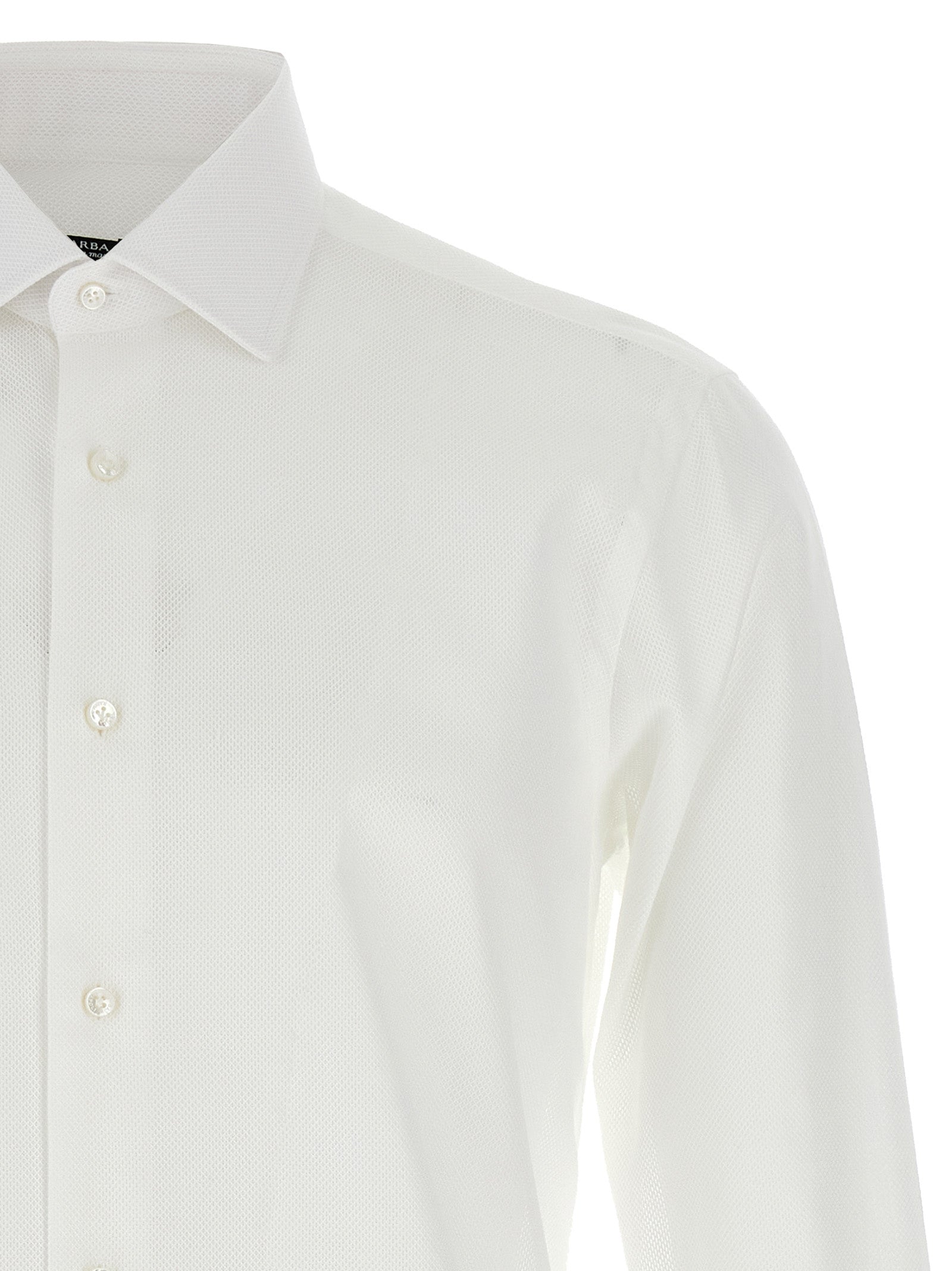 Honeycomb cotton shirt White Shirt, Blouse