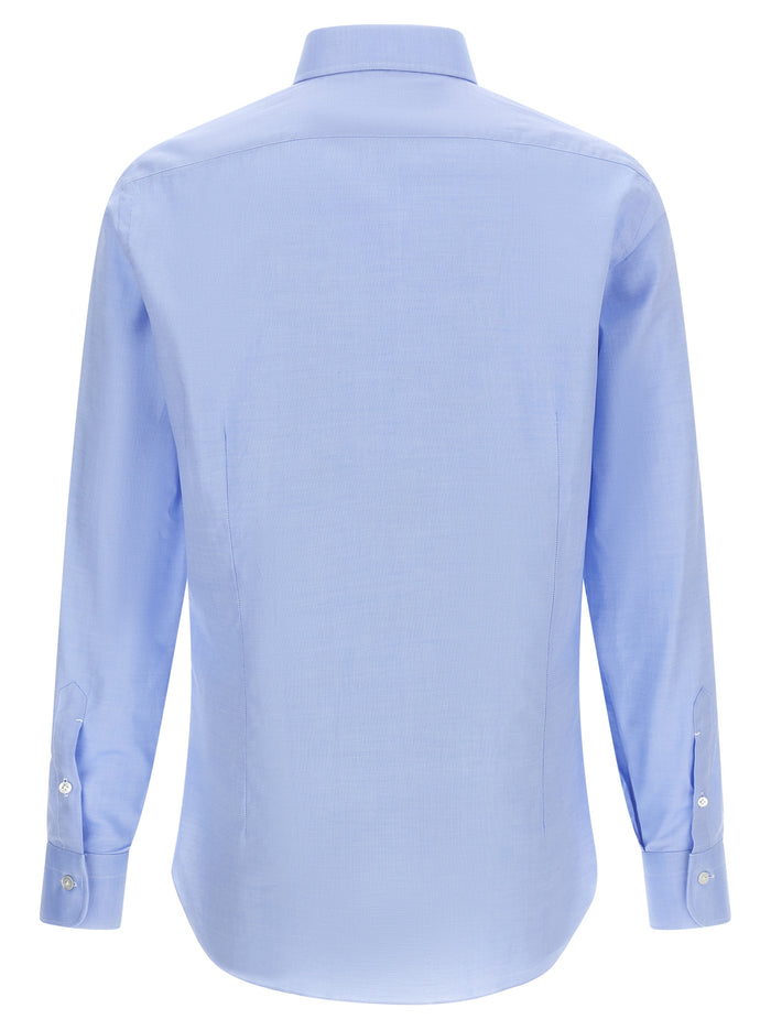 Oxford cotton shirt Light Blue Shirt, Blouse