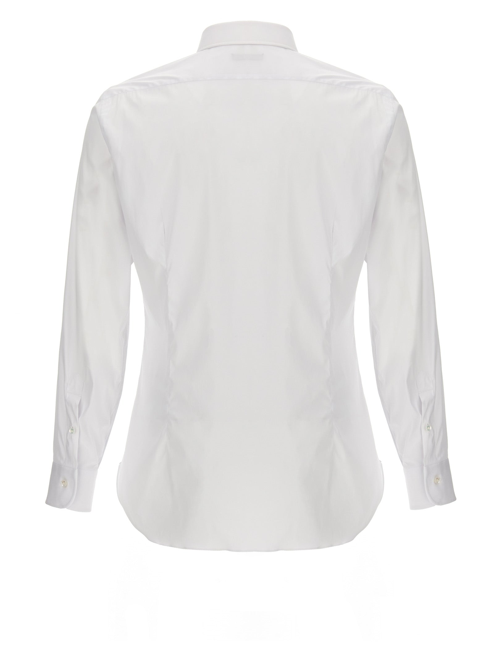 Poplin shirt White Cotton Polyamide Elastane Shirt, Blouse