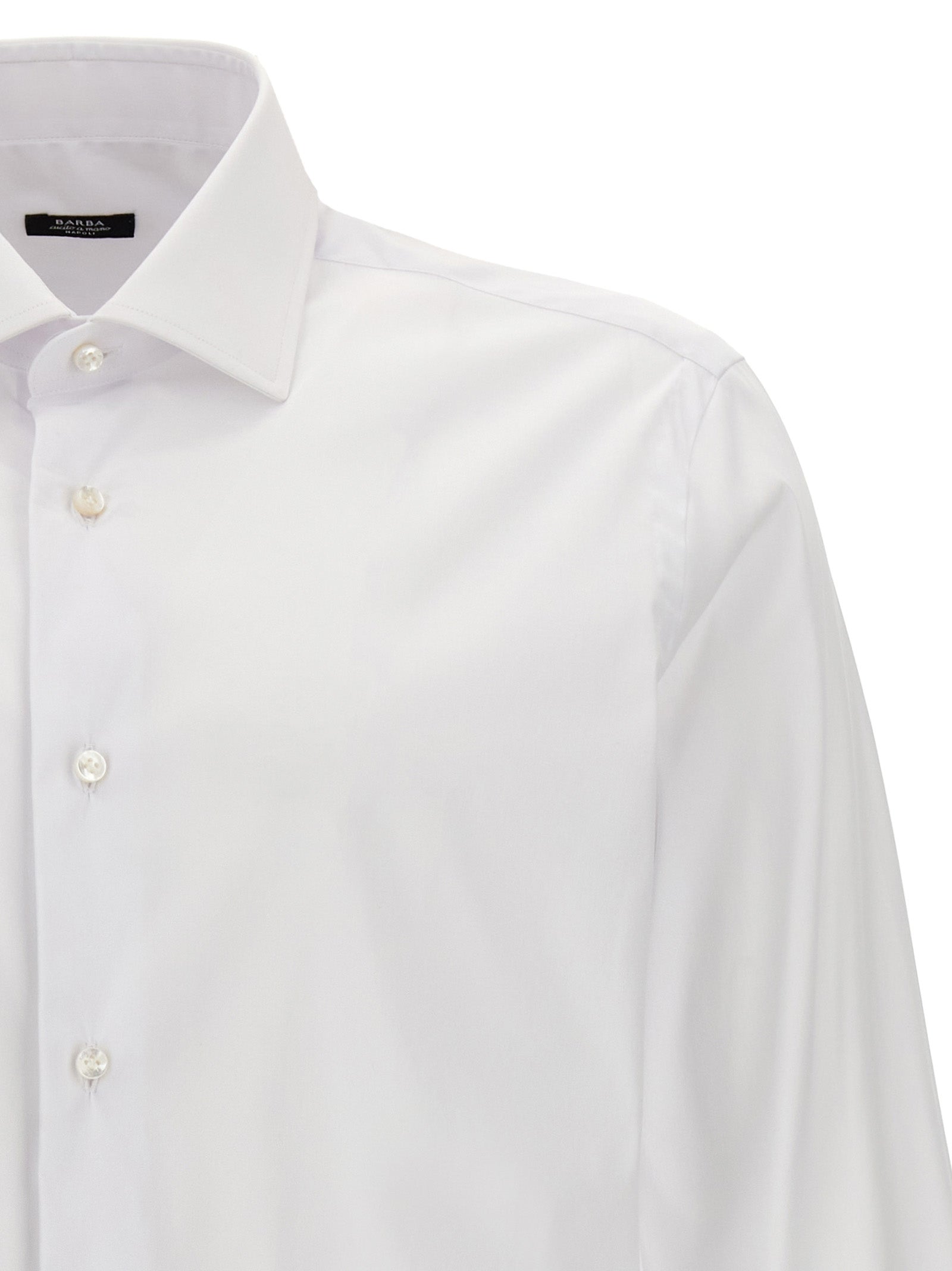 Poplin shirt White Cotton Polyamide Elastane Shirt, Blouse