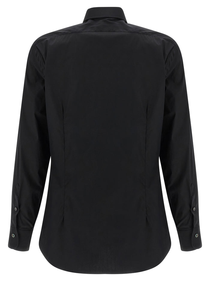 Stretch cotton shirt Black Polyamide Elastane Shirt, Blouse
