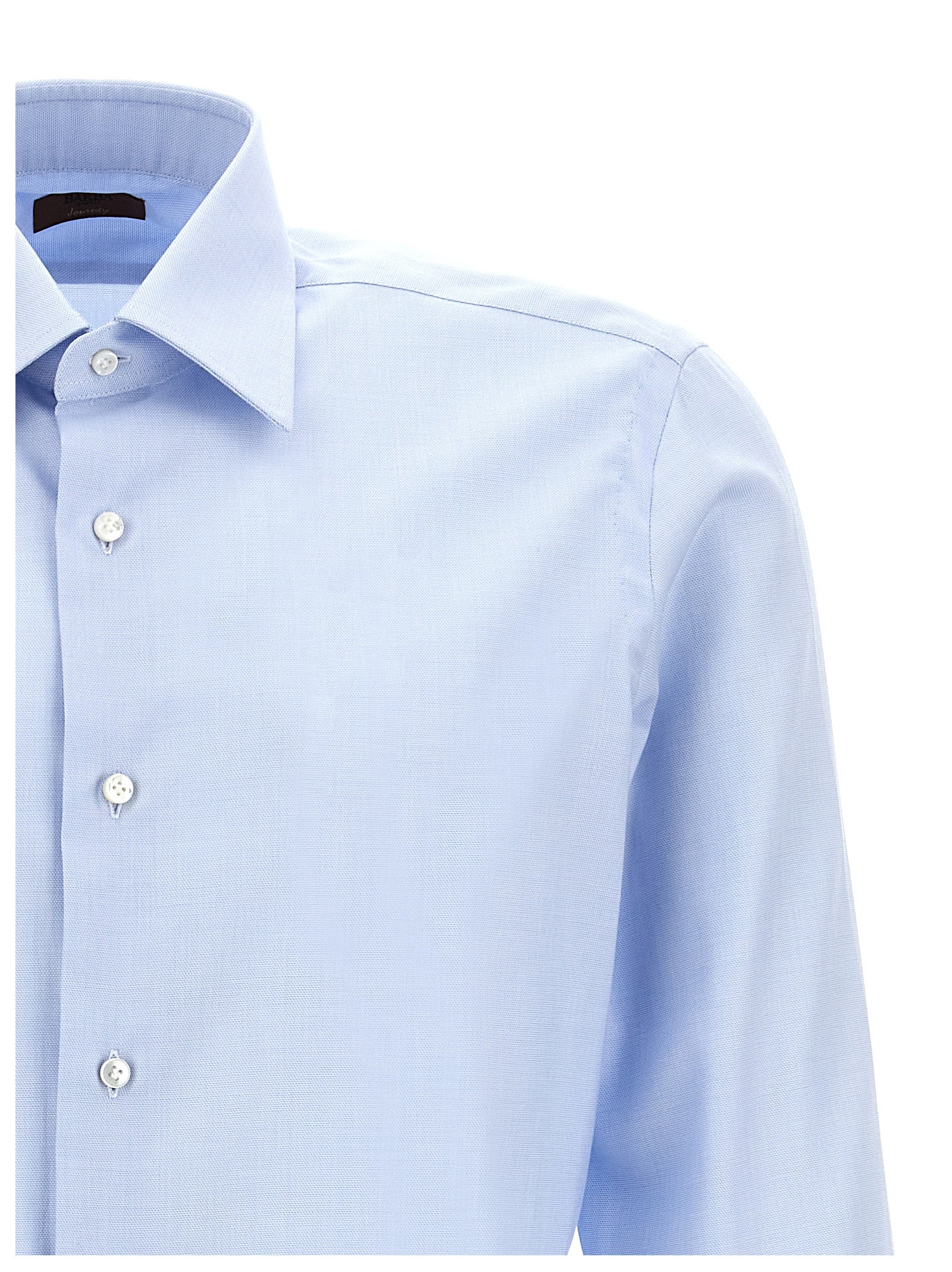 Journey shirt Light Blue Cotton Shirt, Blouse