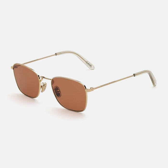 Retrosuperfuture STRAND 2.0 BORDEAUX Gold Oro Metal Occhiali Da Sole