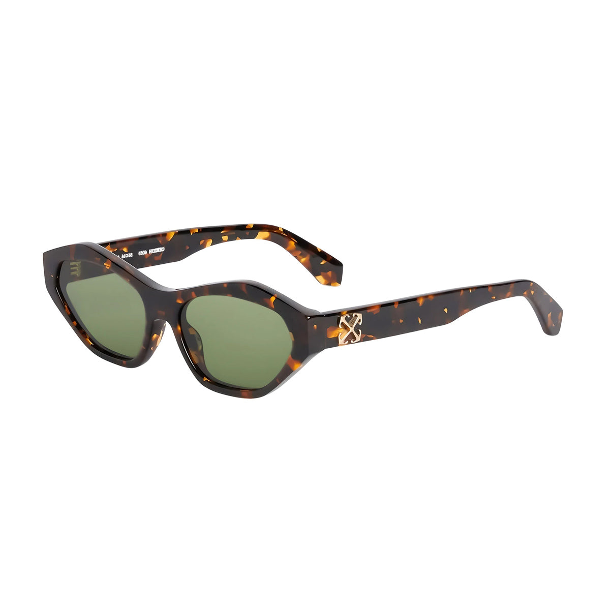 Off White OERI13H KENT 6055 Havana Green Marrone Acetate Occhiali Da Sole