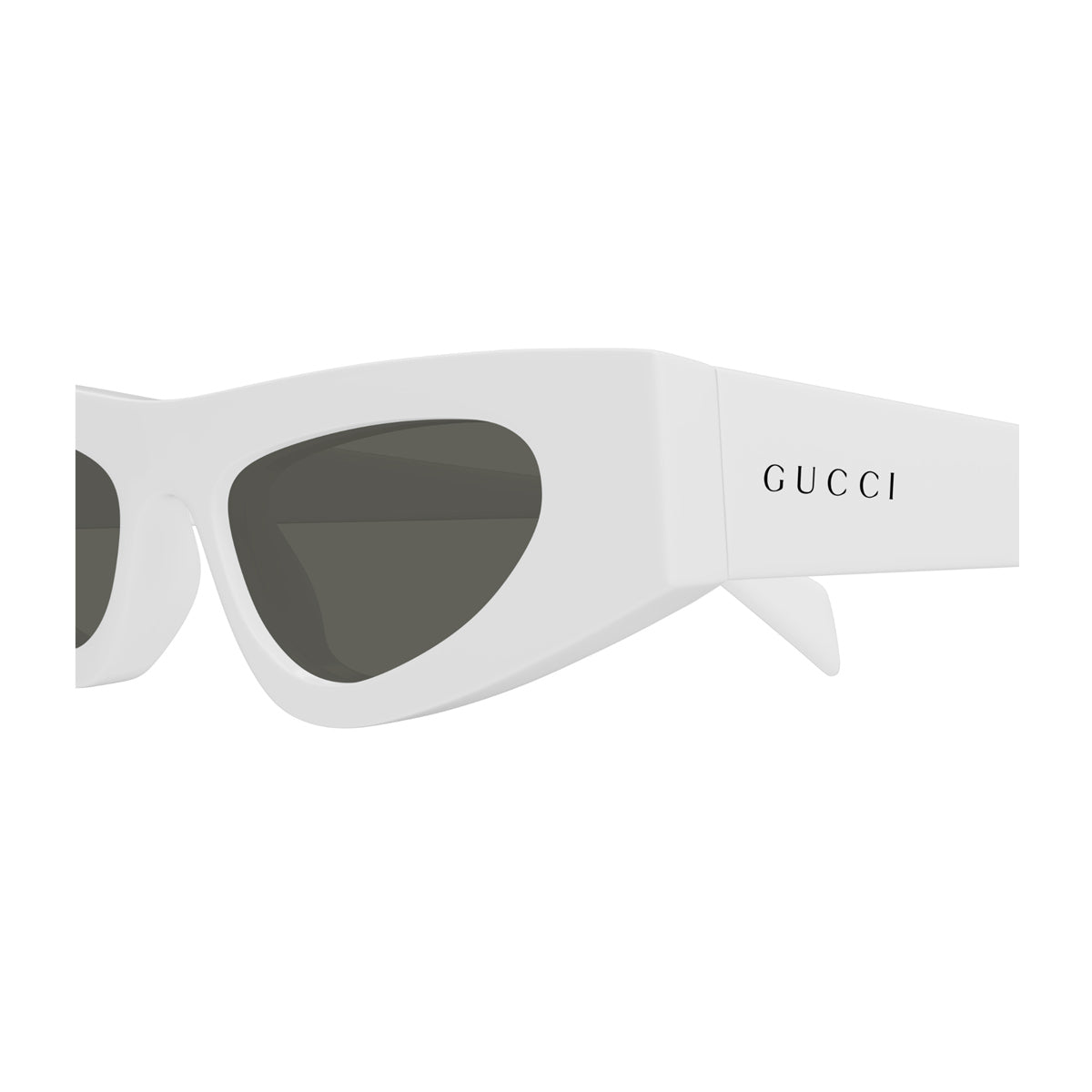 Gucci GG1779S Linea Fashion 002 White Grey Bianco Acetate Occhiali Da Sole