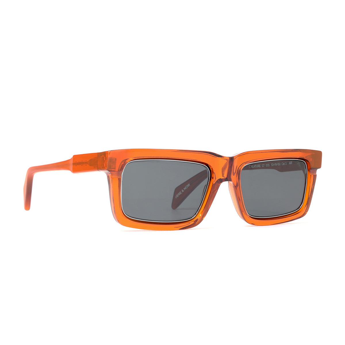 Siens CREATURE 127 003 ORANGE TRANSPARENT Arancione Acetate Occhiali Da Sole