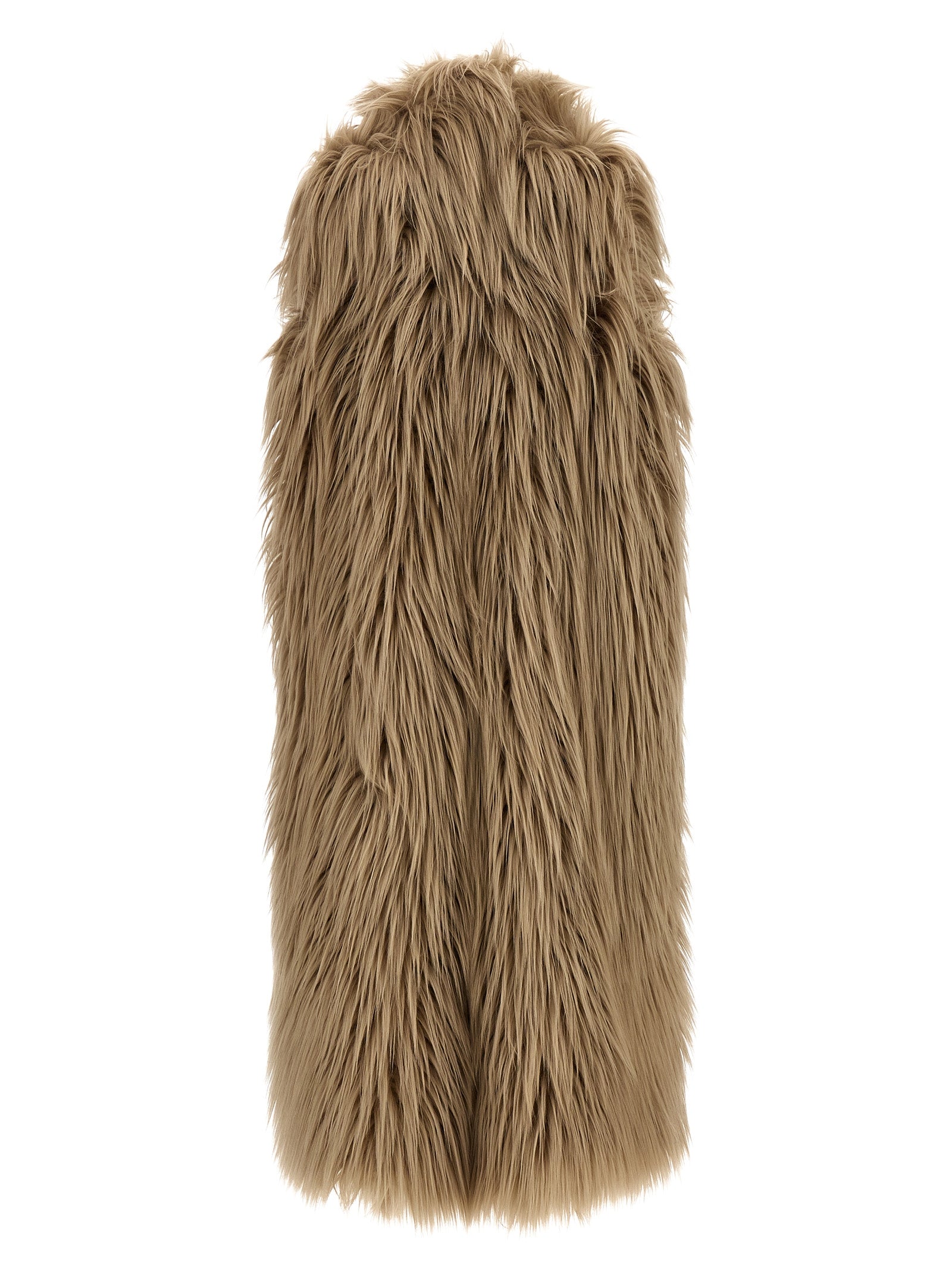 Ice vest Beige Modal Polyester Fur