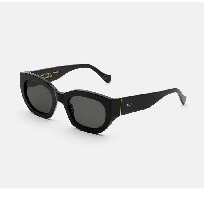 Alva Black Nero Celluloid Occhiali Sole