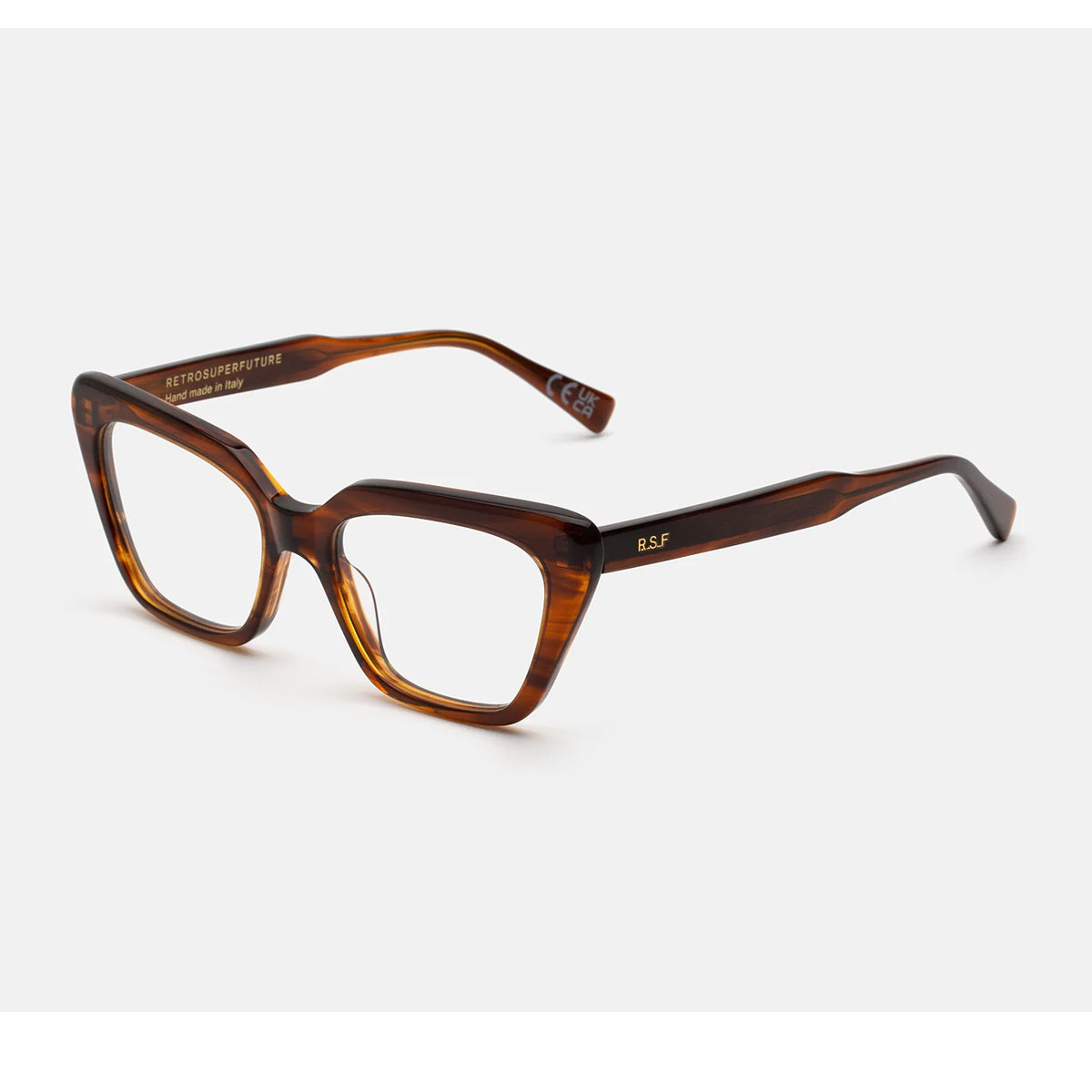 Retrosuperfuture NUMERO 122 HAVANA Marrone Acetate Occhiali Da Vista