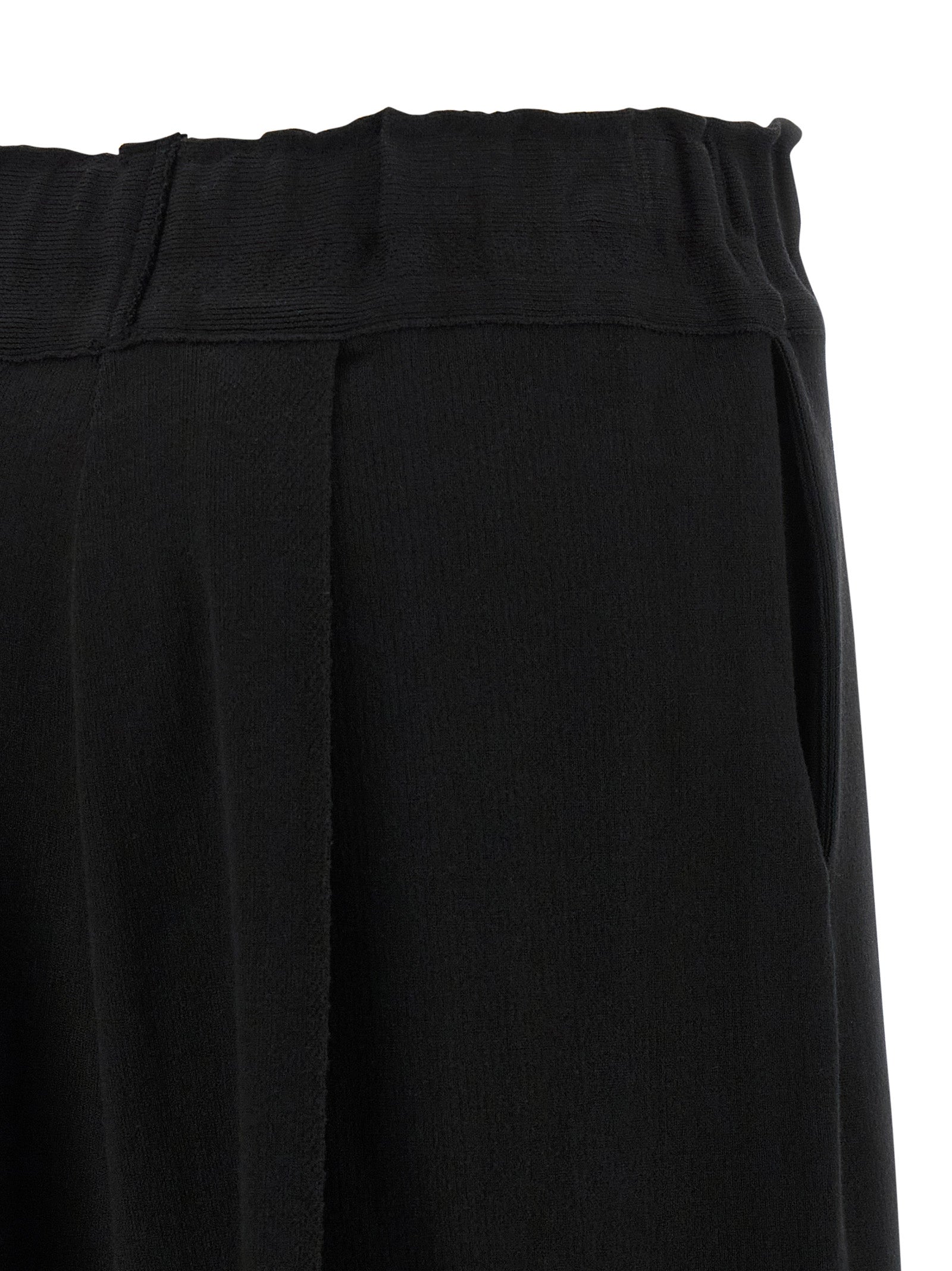 Campagne pants Black Cotton Nylon Polyurethane