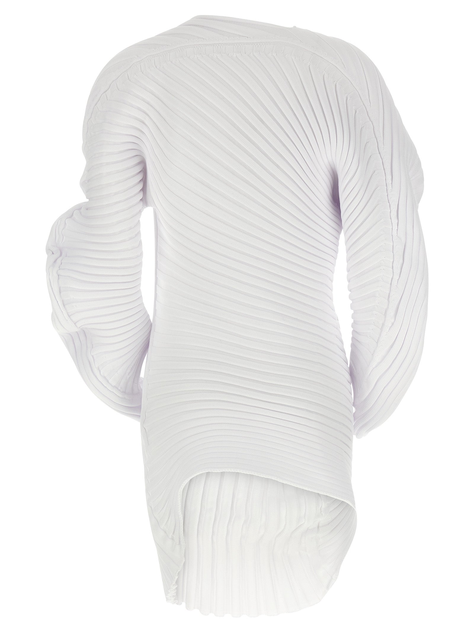 KNIT (AS IT IS) top White Polyester Tops