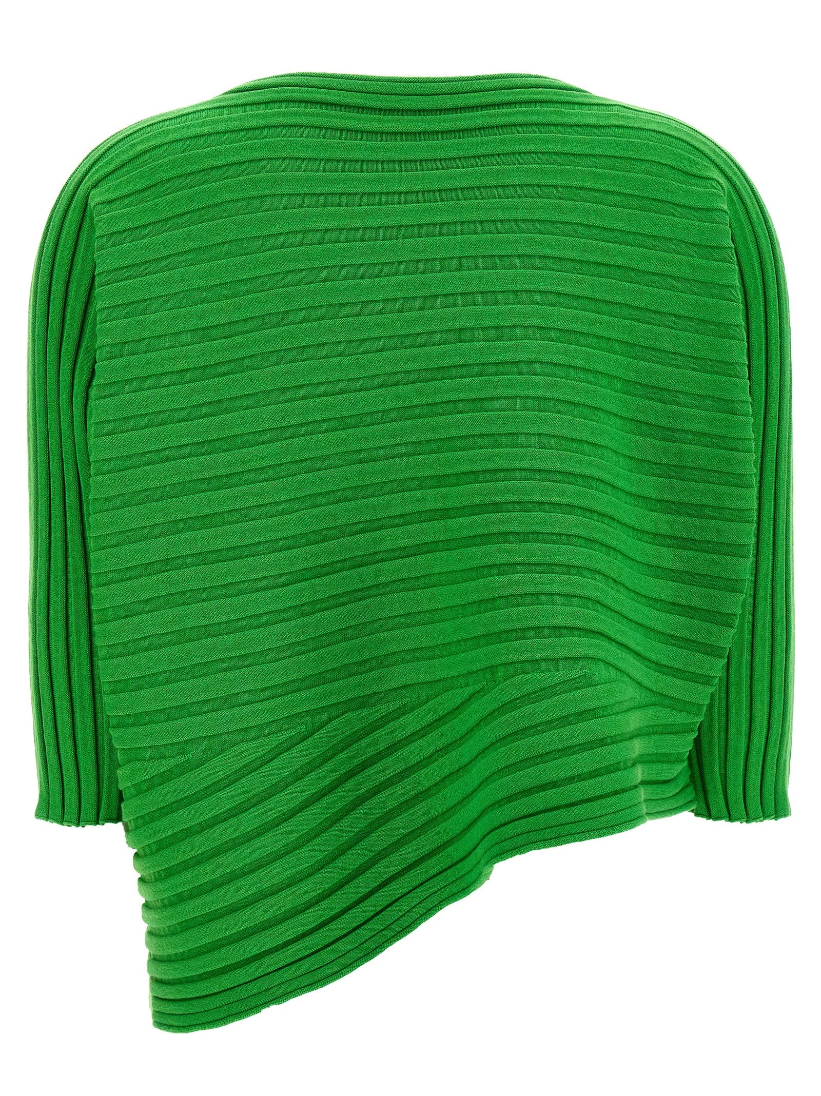 Cotton Cashmere Knit top Green Cachemire Tops
