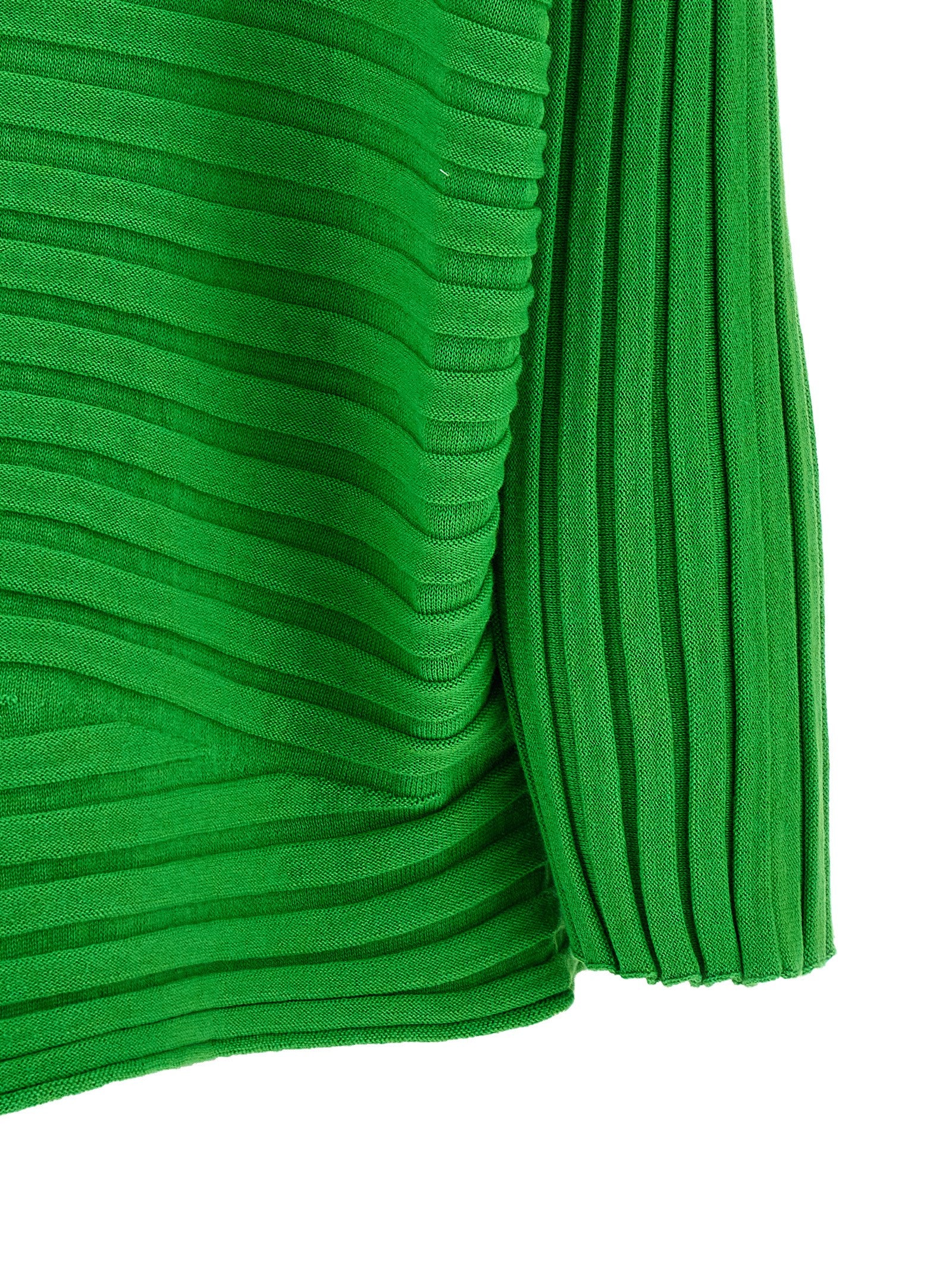 Cotton Cashmere Knit top Green Cachemire Tops