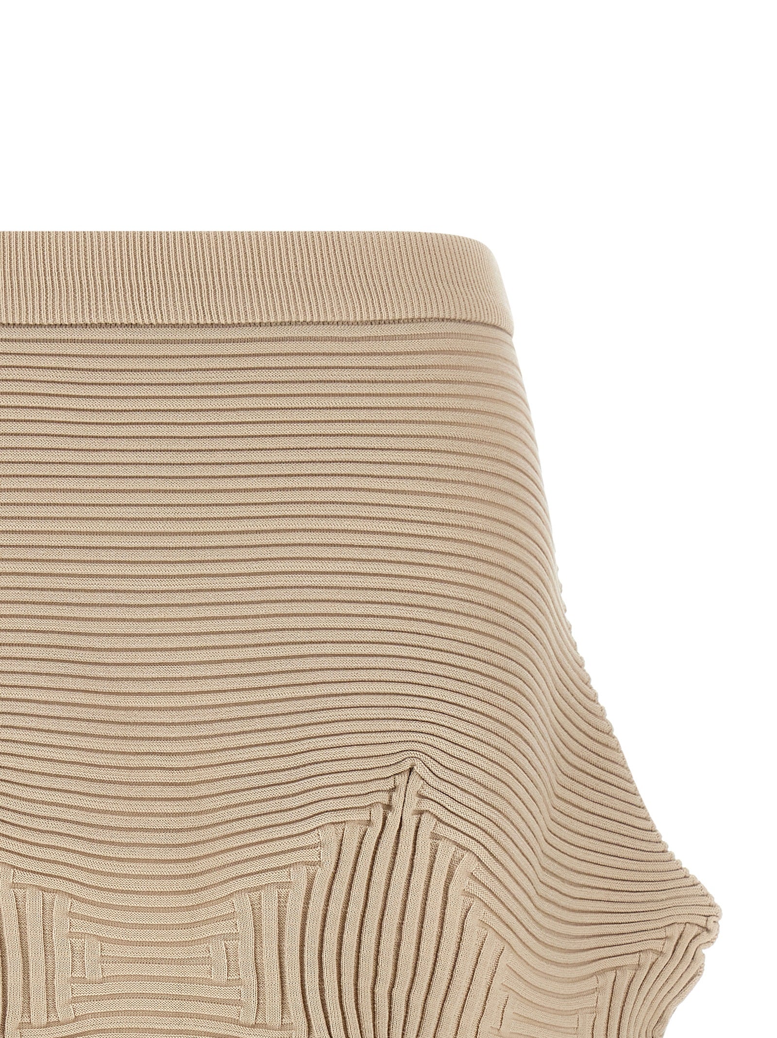 Lnkage Skirt Beige Polyester
