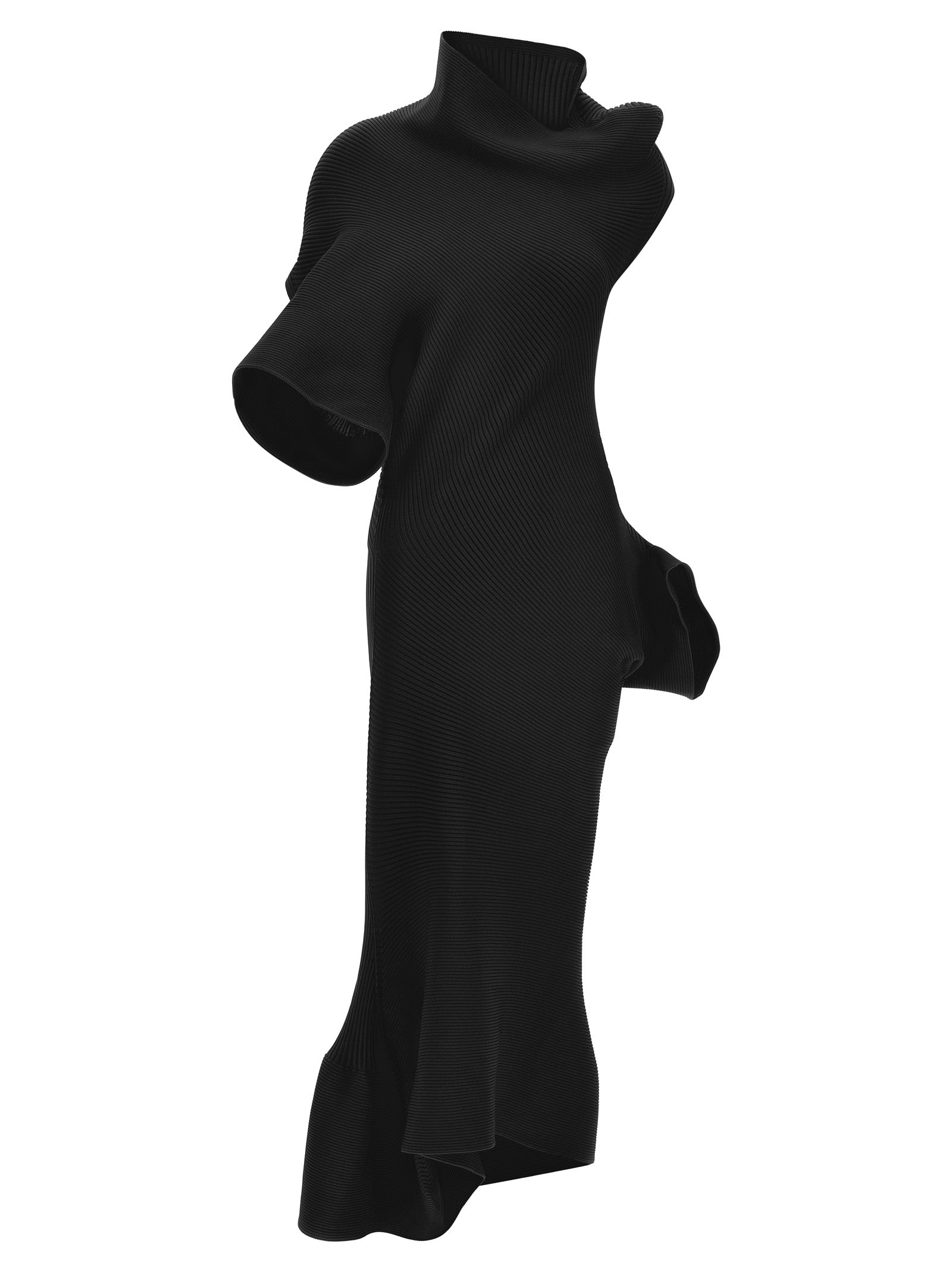 Life Form Dress Black Polyester