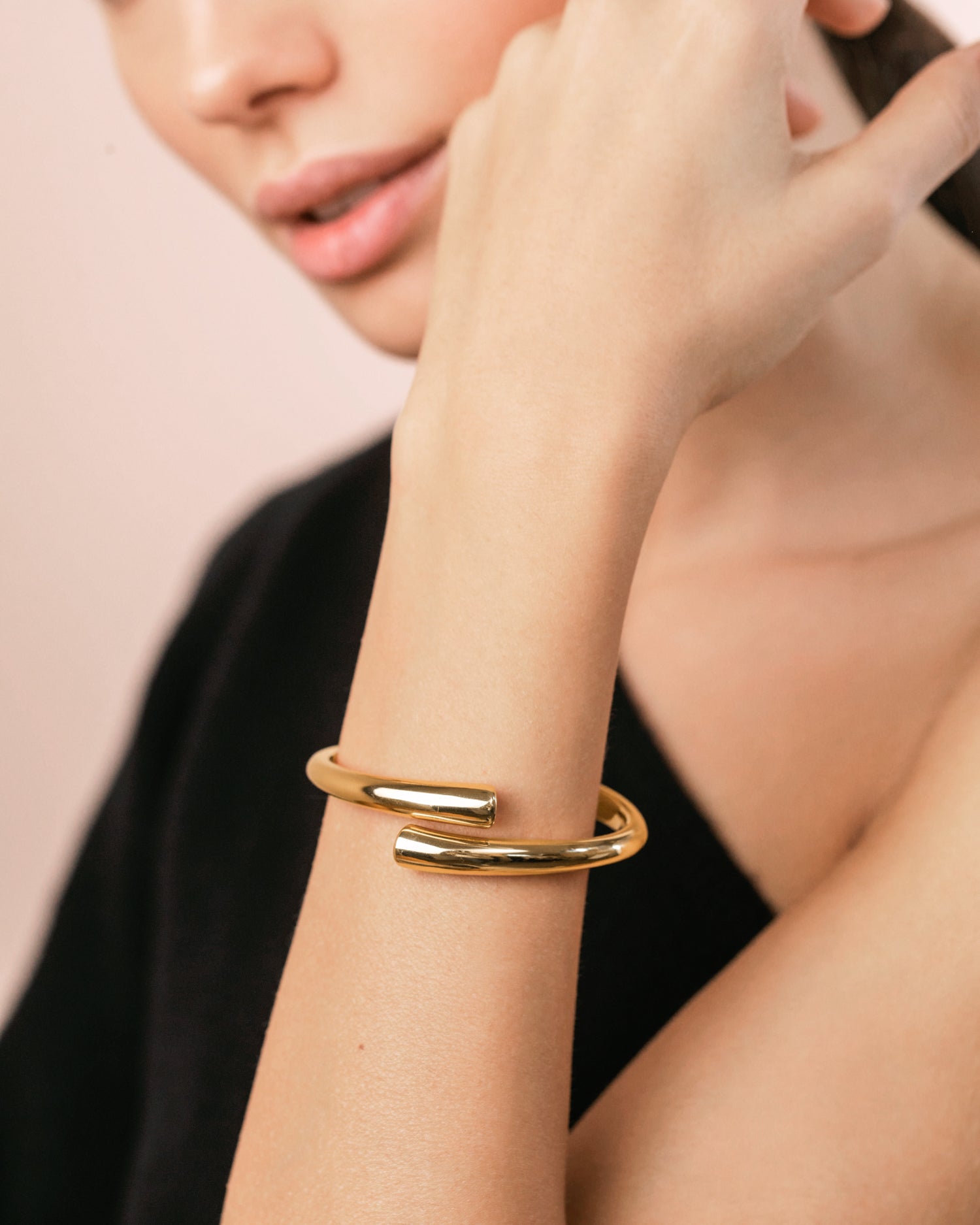 Bracelet Tube Gold __single__ Bracelets