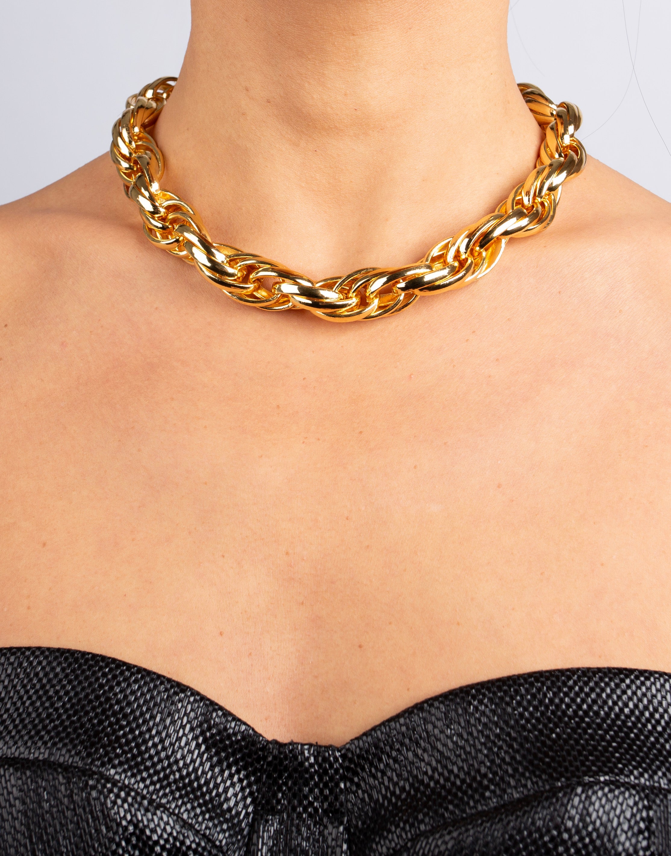Lace Rose Gold Oro Necklaces
