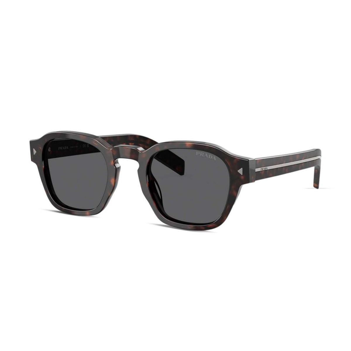 Prada PRA16S 17N731 Tartarugato Marrone Acetate Occhiali Da Sole