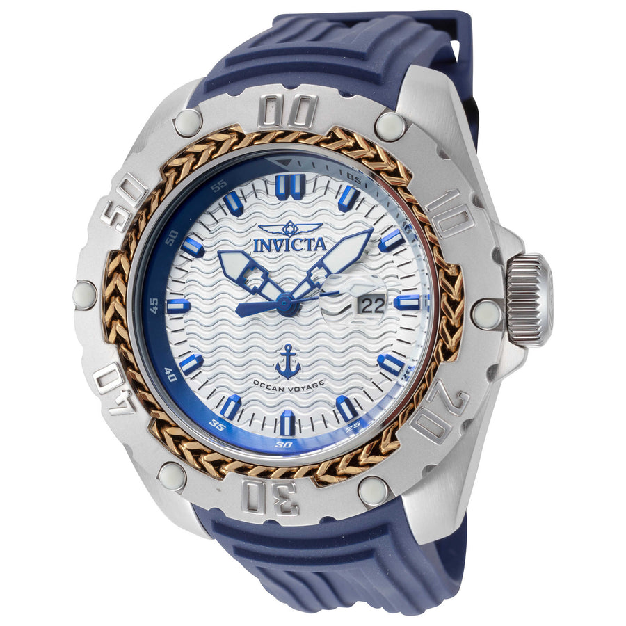 Invicta Mens Ocean Voyage 51mm Quartz Watch In-48018 One Color Watches