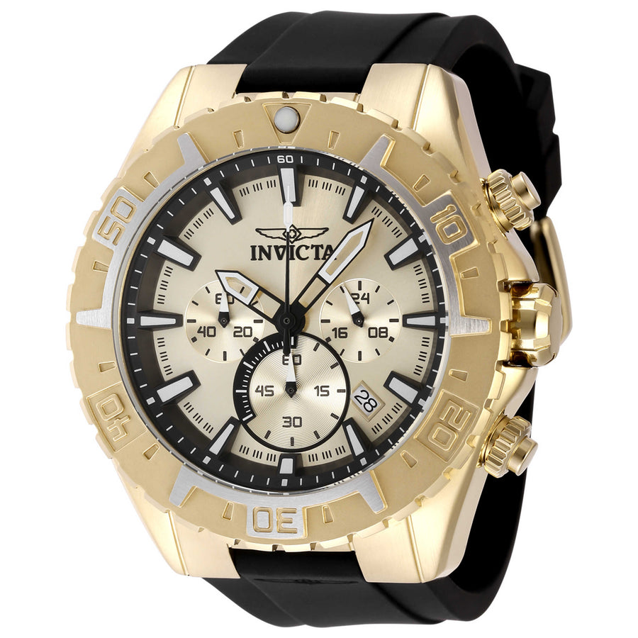 Invicta Mens Aviator 49mm Quartz Watch In-49222 One Color Watches