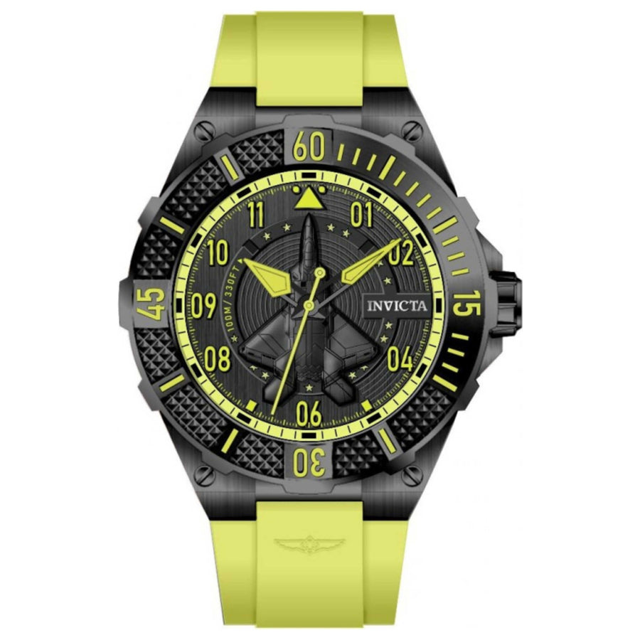 Invicta Mens Aviator 50mm Quartz Watch In-50666 One Color Watches
