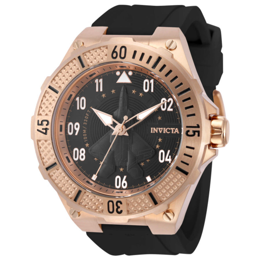 Invicta Mens Aviator 50mm Quartz Watch In-50668 One Color Watches