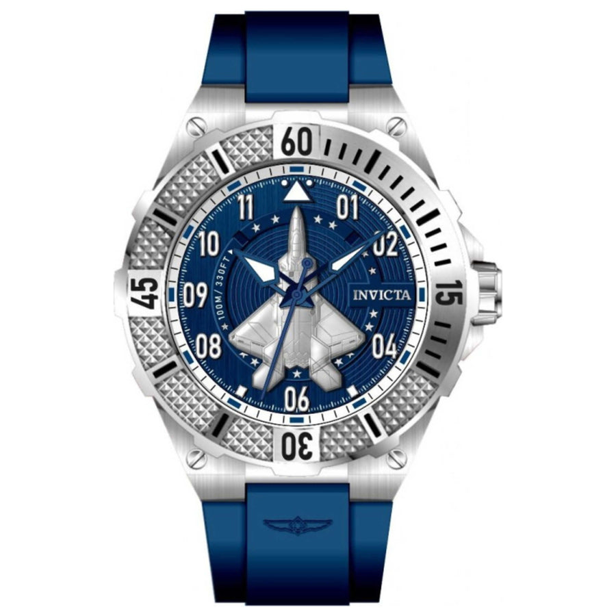 Invicta Mens Aviator 50mm Quartz Watch In-50670 One Color Watches
