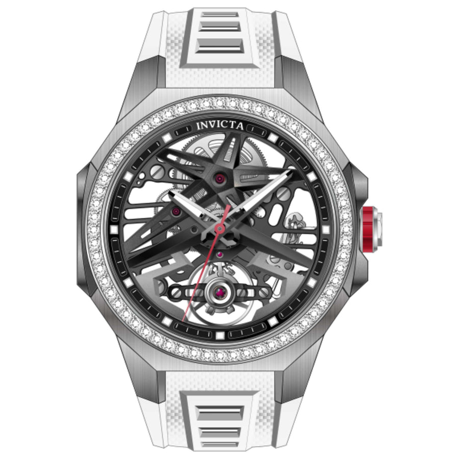 Invicta Mens Objet D Art Diamond 43mm Automatic Watch In-70123 One Color Watches